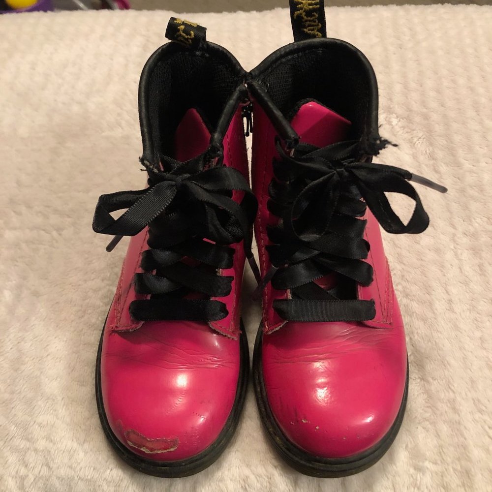 Dr. Martens hot pink boots SZ 10